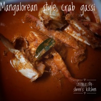 Mangalore style Crab curry/Crab gassi